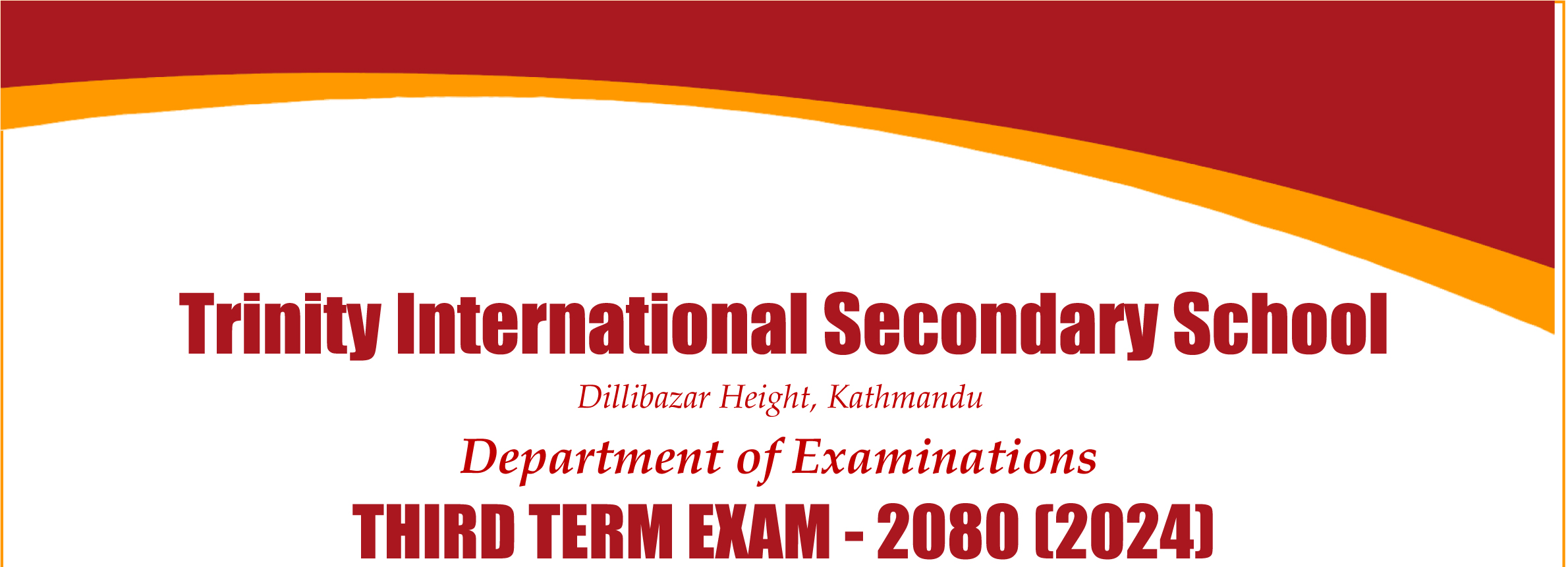Routine Third Term Examination 2080